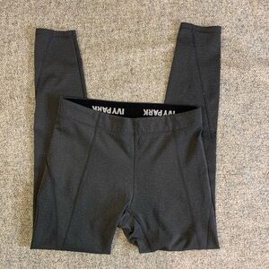 Ivy Park Gray Logo Band Leggings